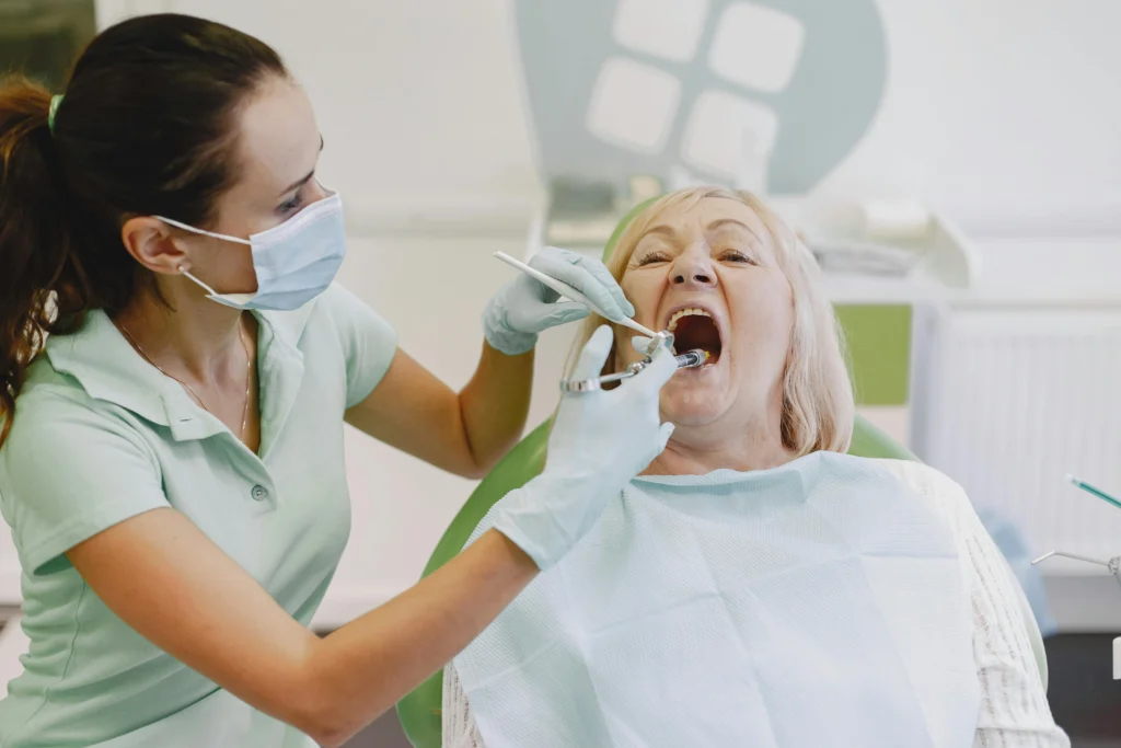 Dentist patient