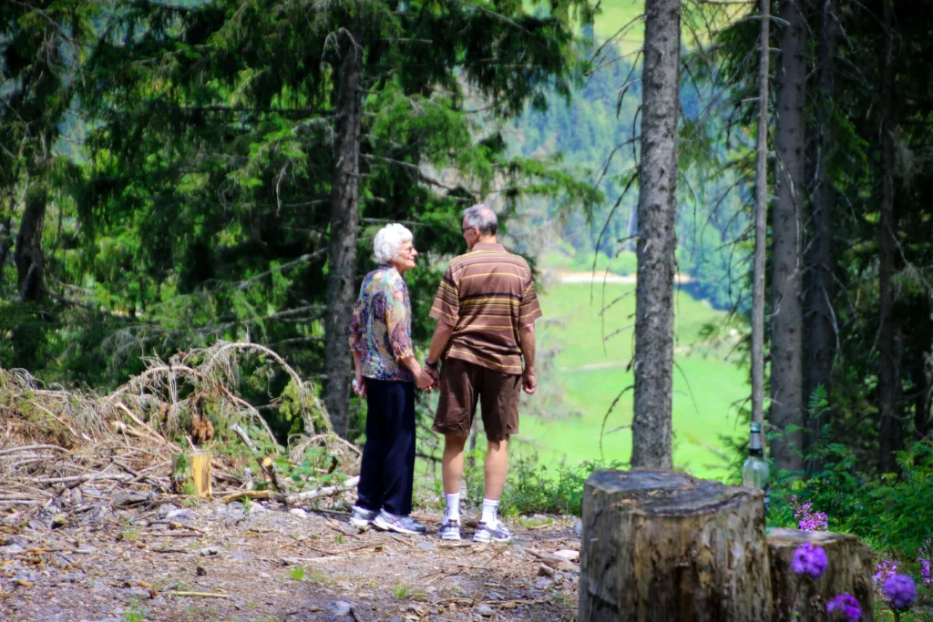 Couple outdoors