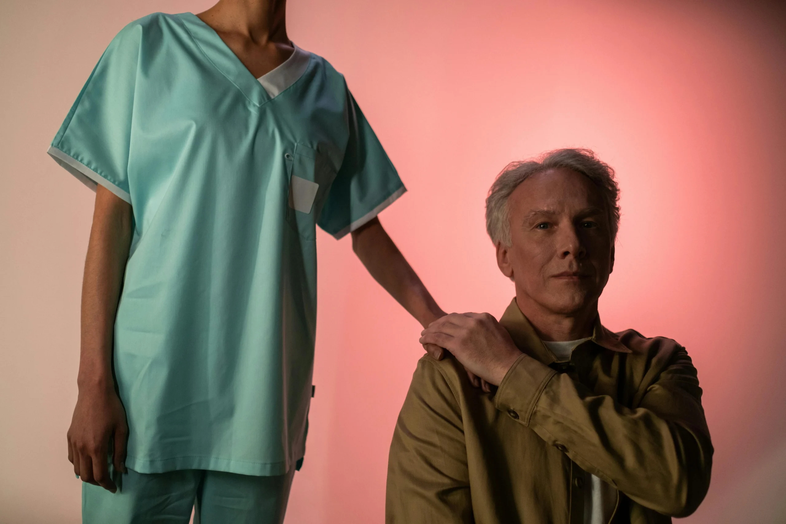 man and nurse