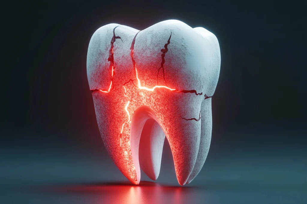 Cracked Tooth Symptoms and Sensitivity to Hot or Cold